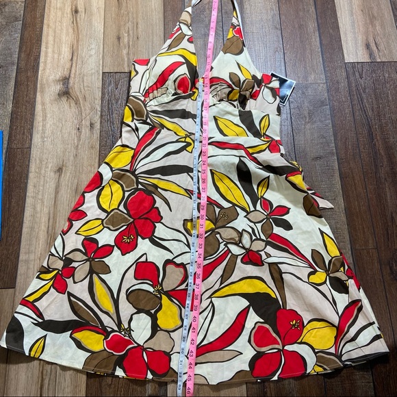 R & K Originals Floral Halter Dress New Size 16 - Picture 10 of 11
